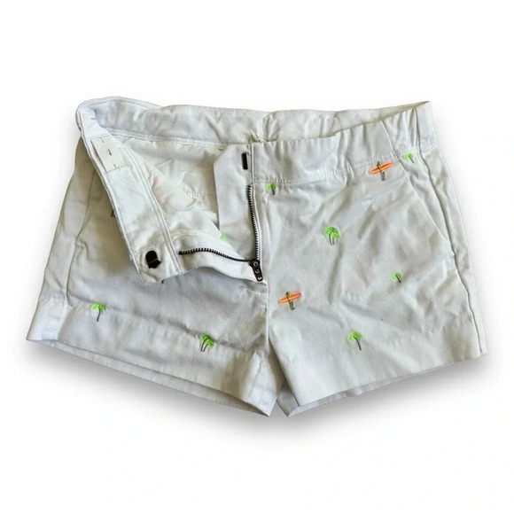 Crewcuts | Girls’ Embroidered Frankie Chino Shorts (10) 🌴 - Picture 2 of 6